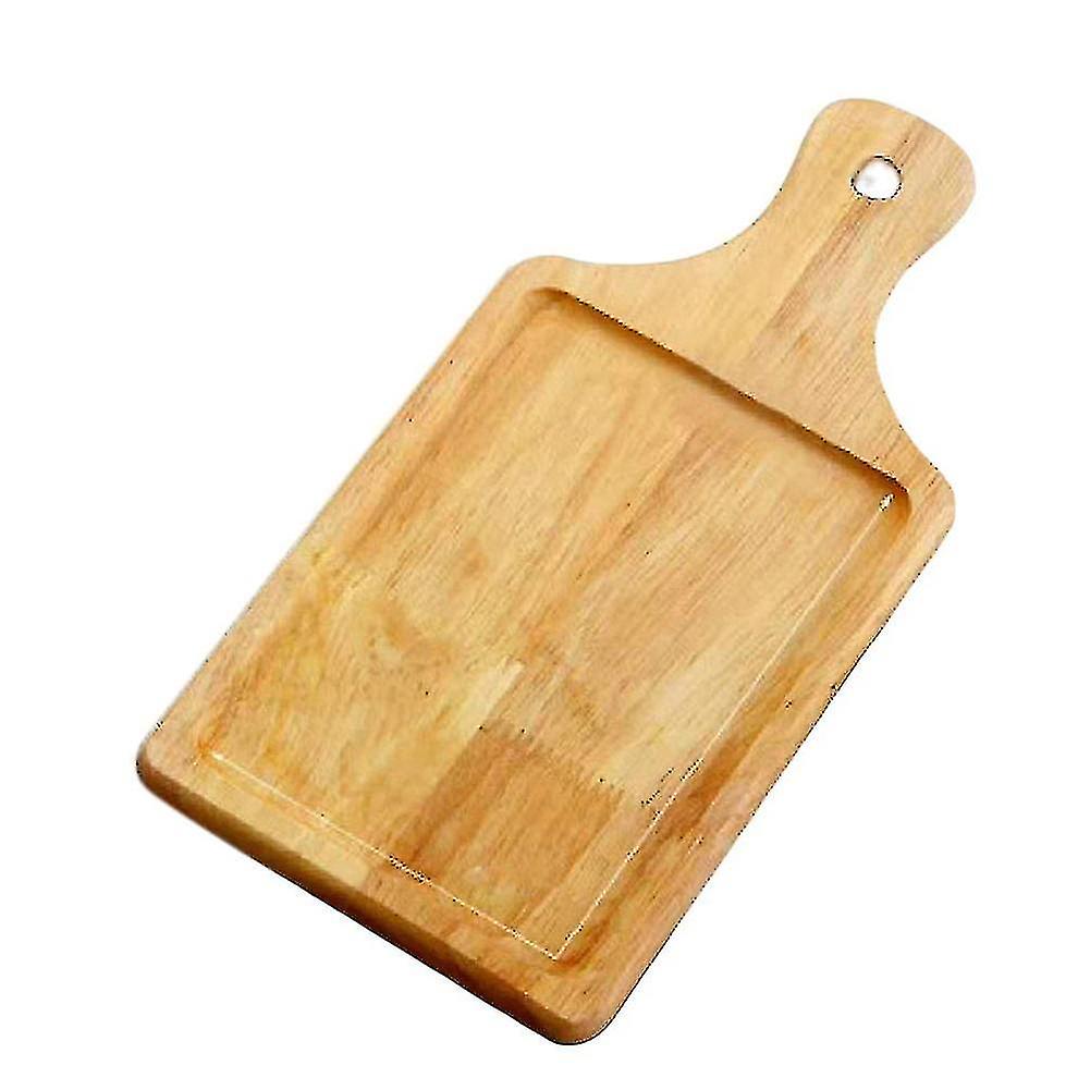 Wooden Pizza Board Solid Wood Chopping Board Dishes Plate Tableware