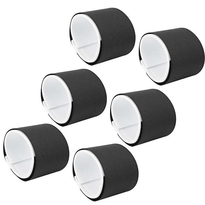 6pcs Adjustable Ski Straps Fastener Tape Hook and Loop Ski Fixing Wraps