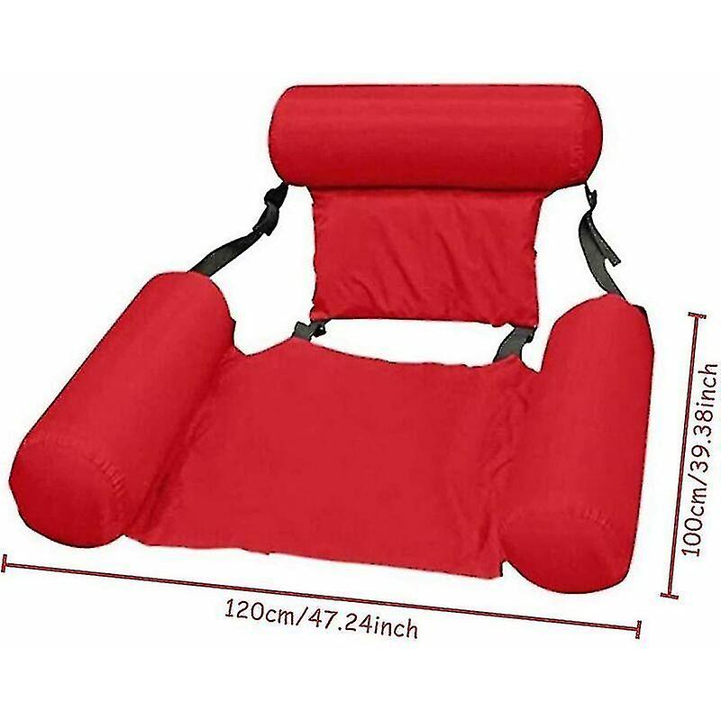 Hamac Flottant Inclinable Inclinable Chaise de Piscine Pliable Flottant