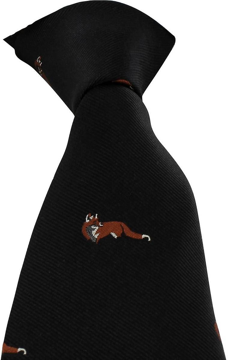 fox silk tie