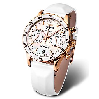 Undine Women's Analog Quartz Watch with Cowhide Bracelet VK64-515B528