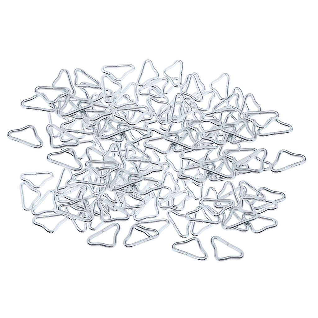 200 Triangle Rings Buckle Loop V-rings for Straps Trampoline Mat Accessories