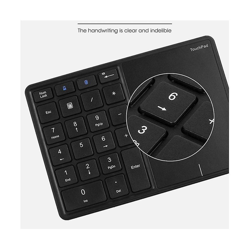 Mini 2.4g Numeric Keypad 22 Keys Digital Keyboard With Touchpad For Windows Ios Android