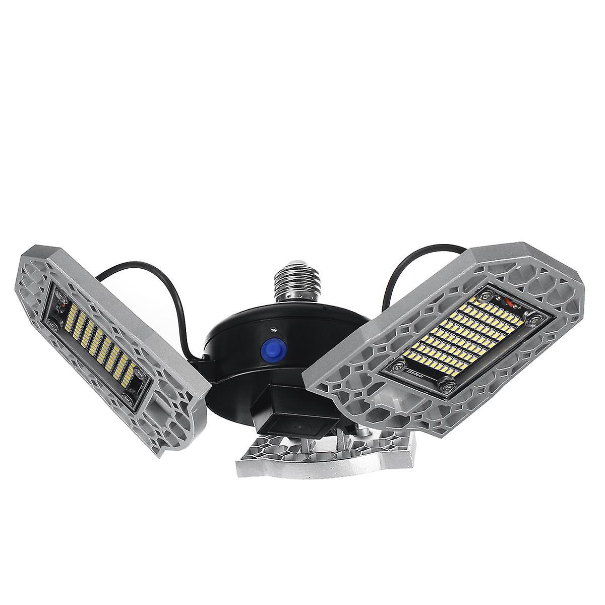 E27 80w Led Bulb, Deformable Foldable Garage Lamp With Light Sensor, Smd2835, Ac100-277v