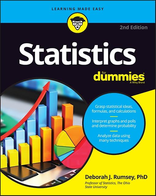 Statistics For Dummies by Deborah J. Rumsey Paperback