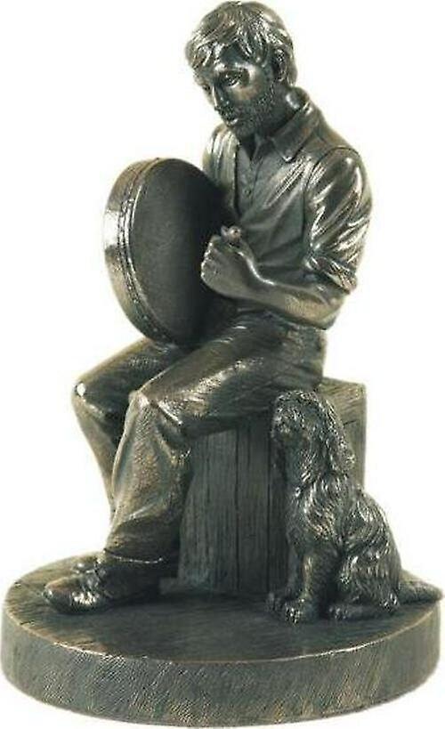 Bodhran Player Figurine By Allianceinteriorsltd
