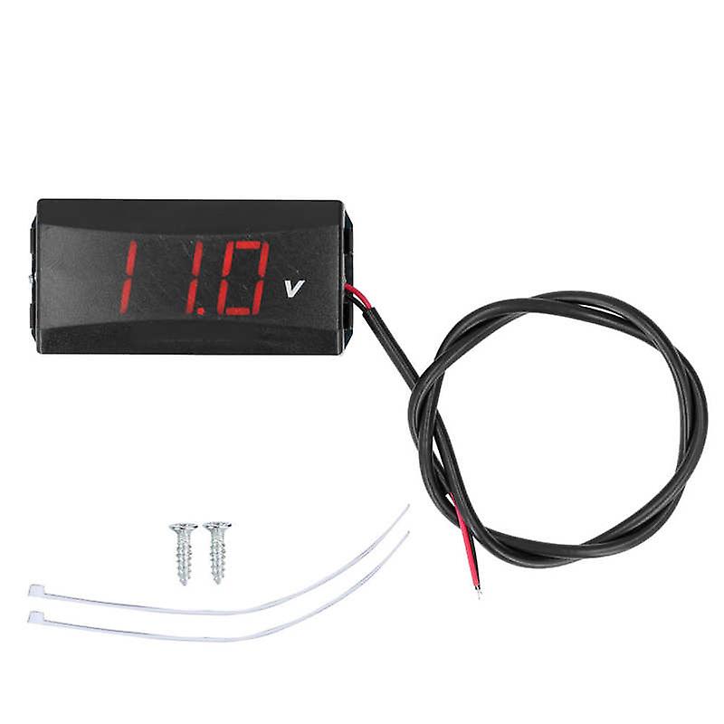 Voltage Testing Meter Led Digital Display Universal For Car Motorcycle Electric Vehicle 12v-80v