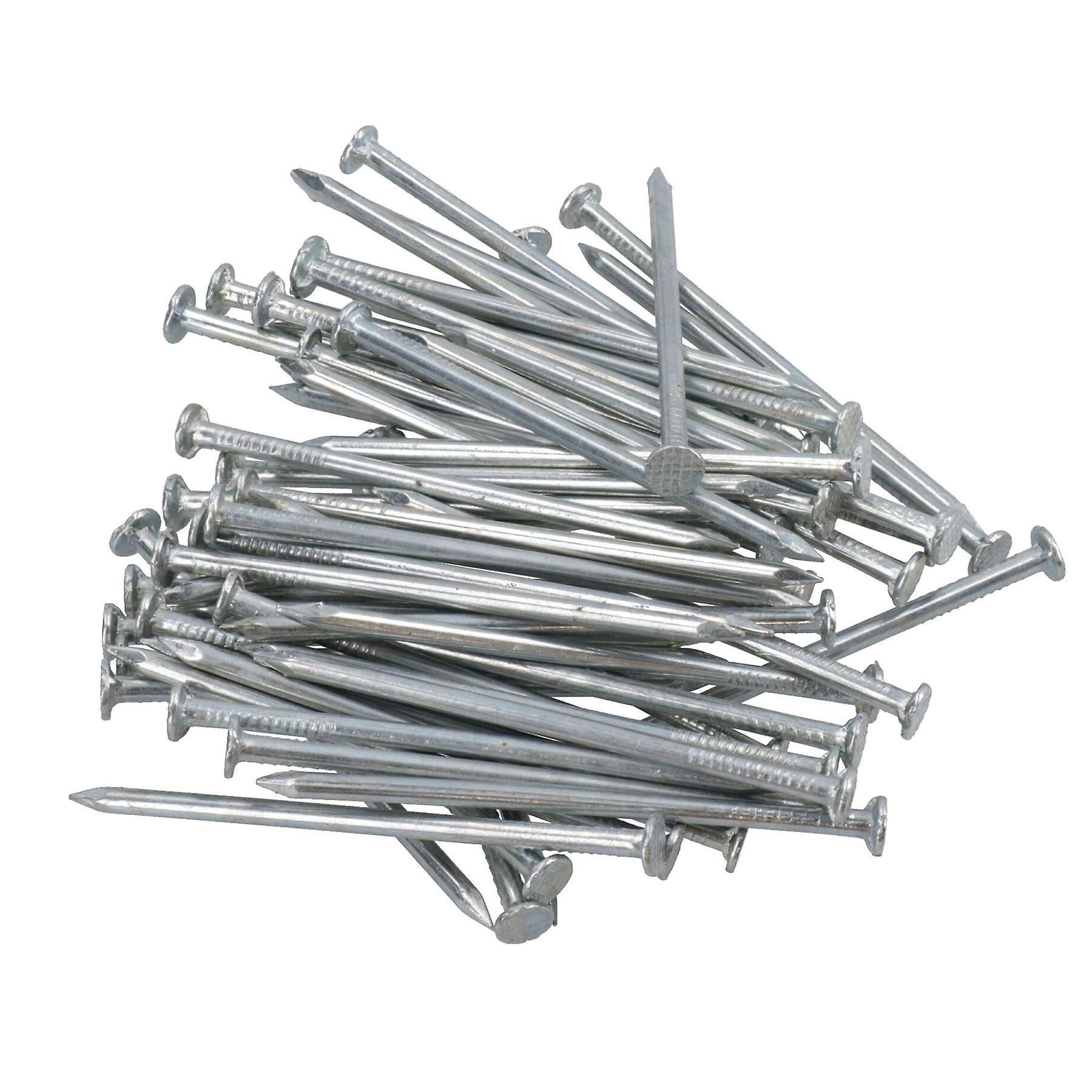 75mm / 3” Flat Headed Multi Purpose Nails Fasteners Fixings Carpentry 50pc