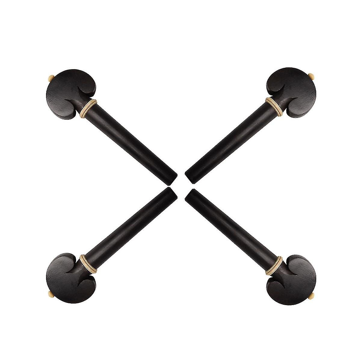 1 Set Cello String Shaft Knob Shaft Handle Instrument Accessories Hand Tuning Pegs Wood Tuning