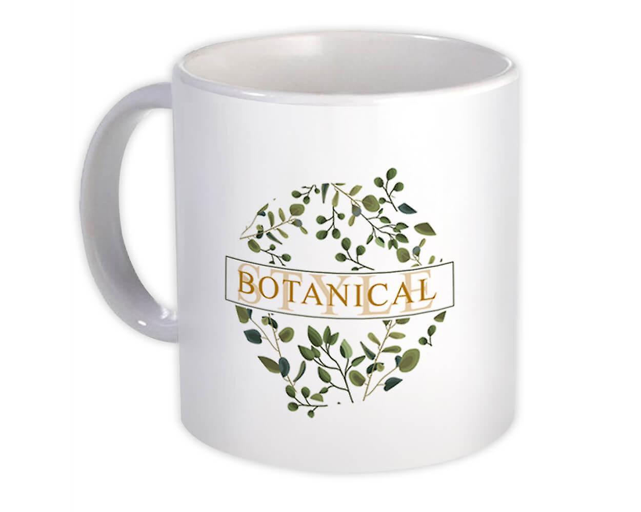 Gift Mug: Botanical Style Green