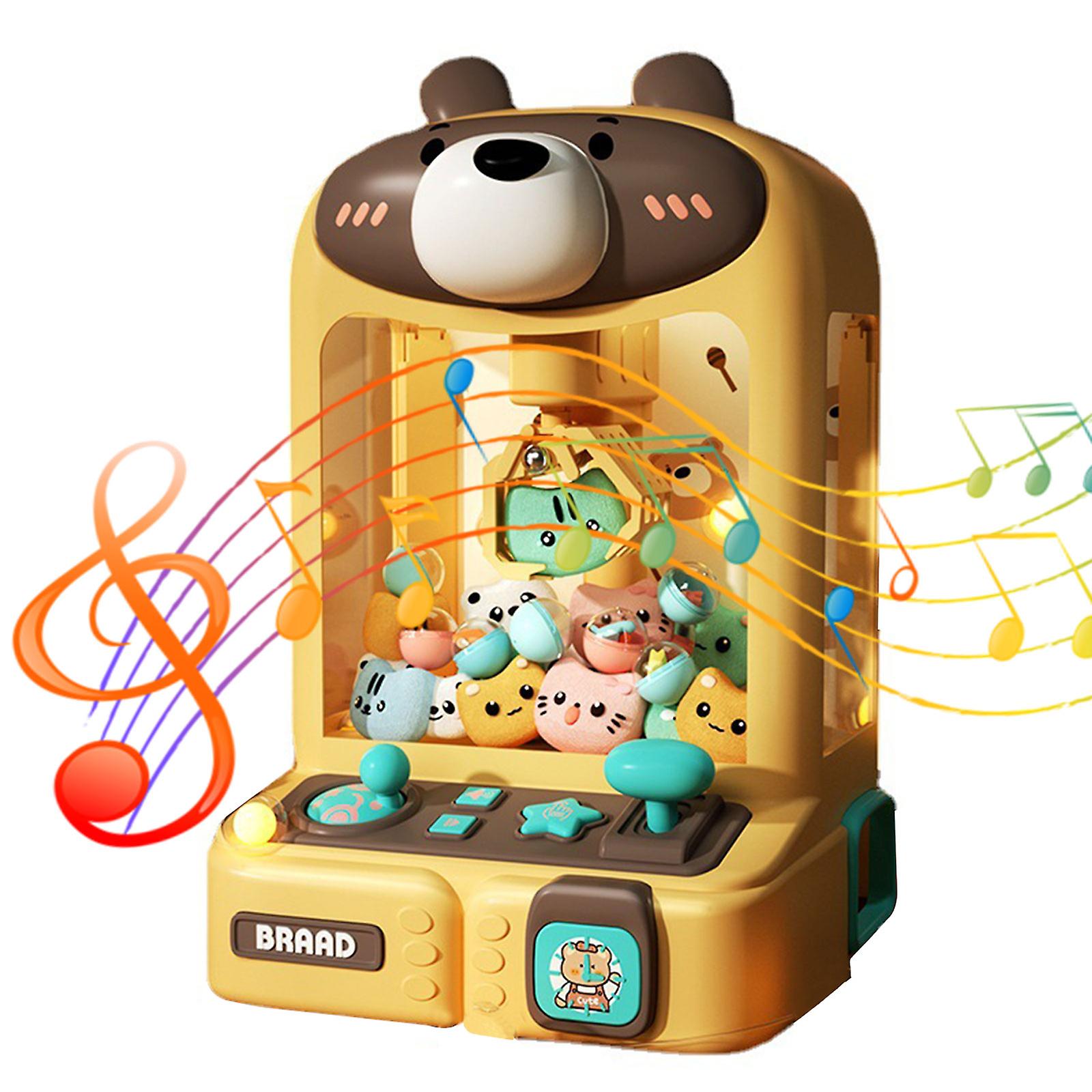 Classic Arcade Candy Grabber Mini Claw Machine Bright Lights Cheerful Sounds