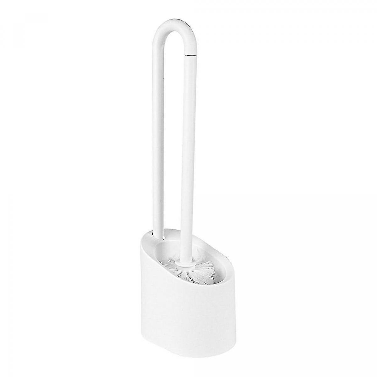 Toilet brush with magnetic shelf