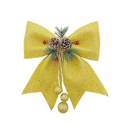 Tree Bows Glitter Decorative Bow