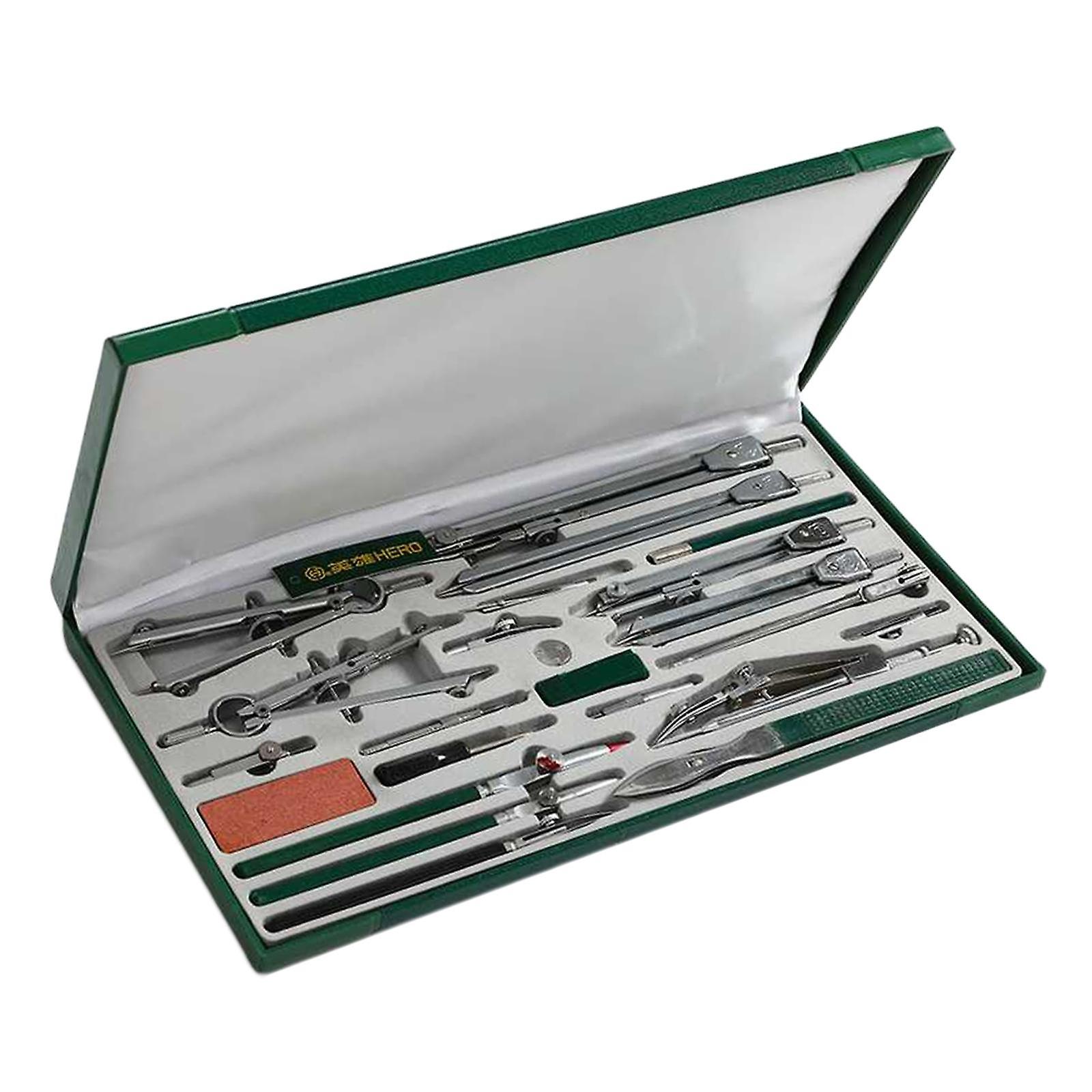 Adjustable Compass Set Pro Circles Precision Architecture Math Office Circle