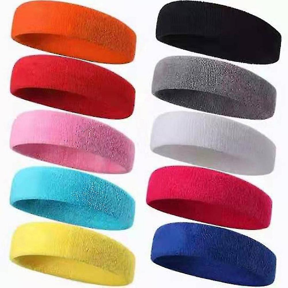 Sporthoofdband voor mannen en vrouwen 5 stuks/3 stuks/1 stuks zweetband, elastische haarband antislip vocht