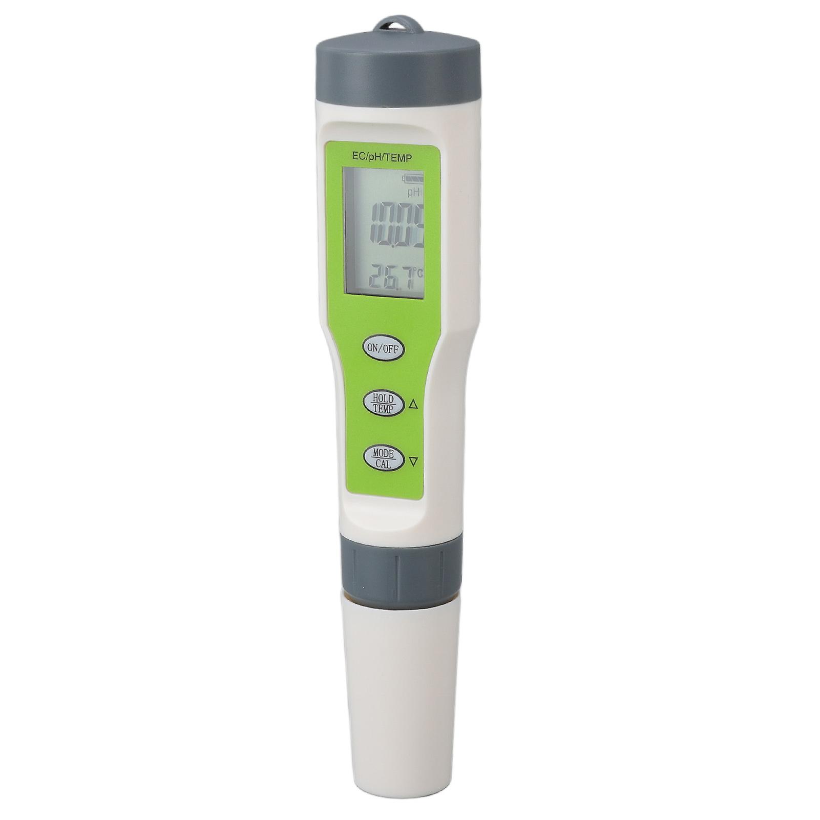 T E M P Water Tester 3 in 1 Water Quality Test Pen EC TEMP PH Water Quality Tester High Accuracy EC Water Tester Digital with Detection Powder