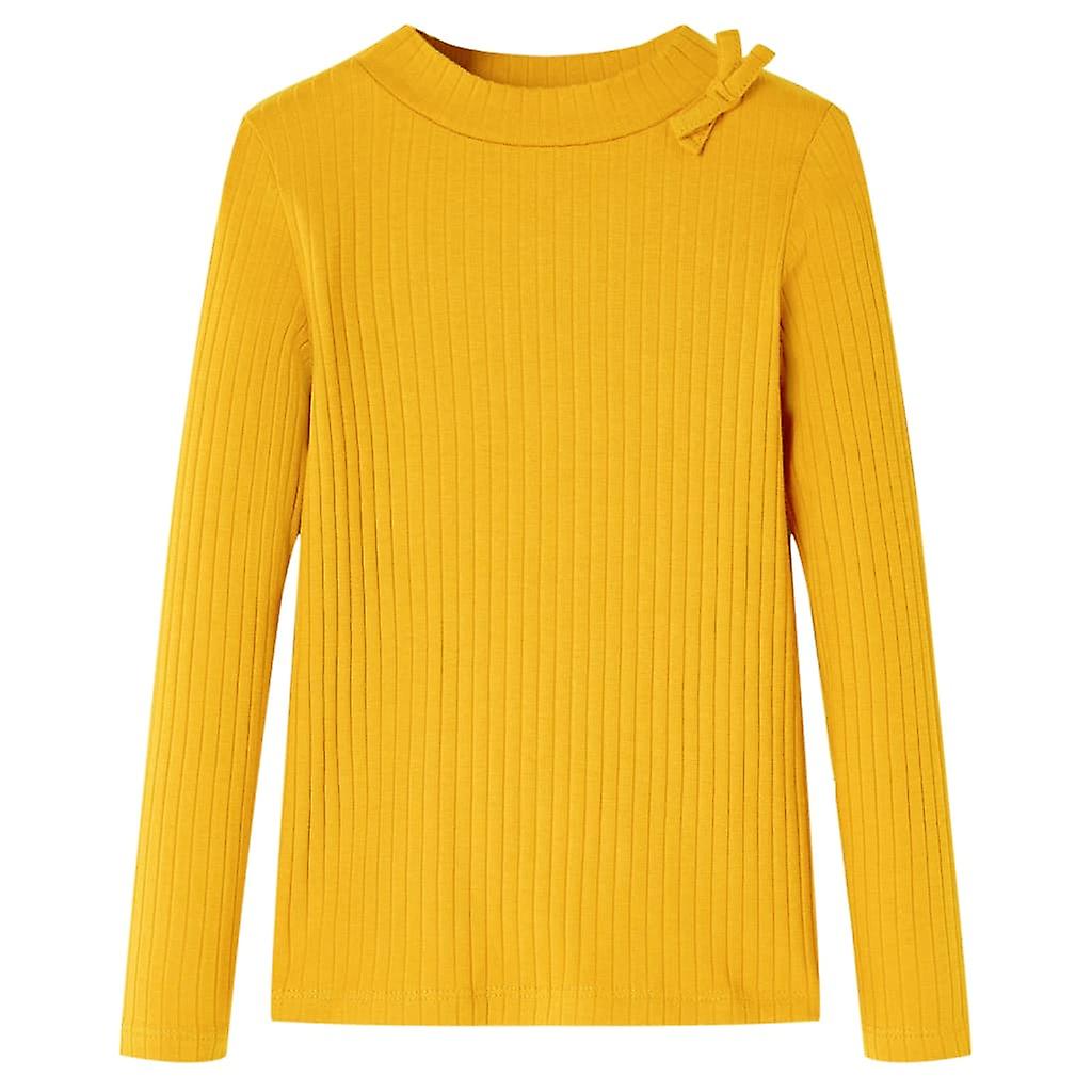 Kinder-Langarmshirt Ocker 116, SKU: 14136