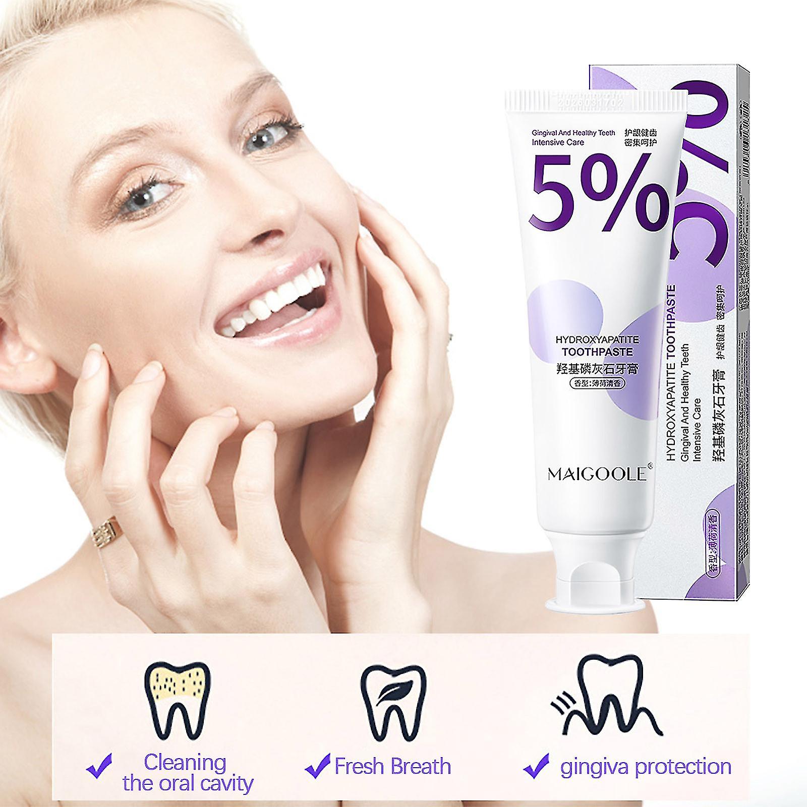 Teeth Cleaning Kit Teeth Cleaning Kit Hydroxyapatite Toothpaste Fresh Gingival Care-gingival Relief Toothpaste 100g