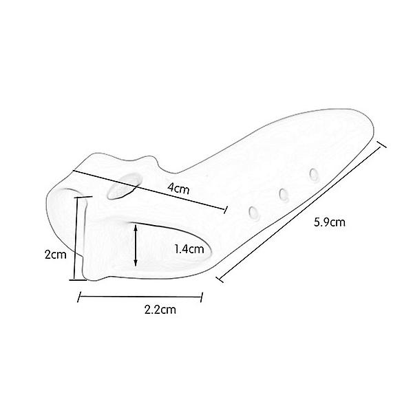2pcs Gel Orthotics Thumb Correction Silicone Toe Alignment Separator Bunion Splint
