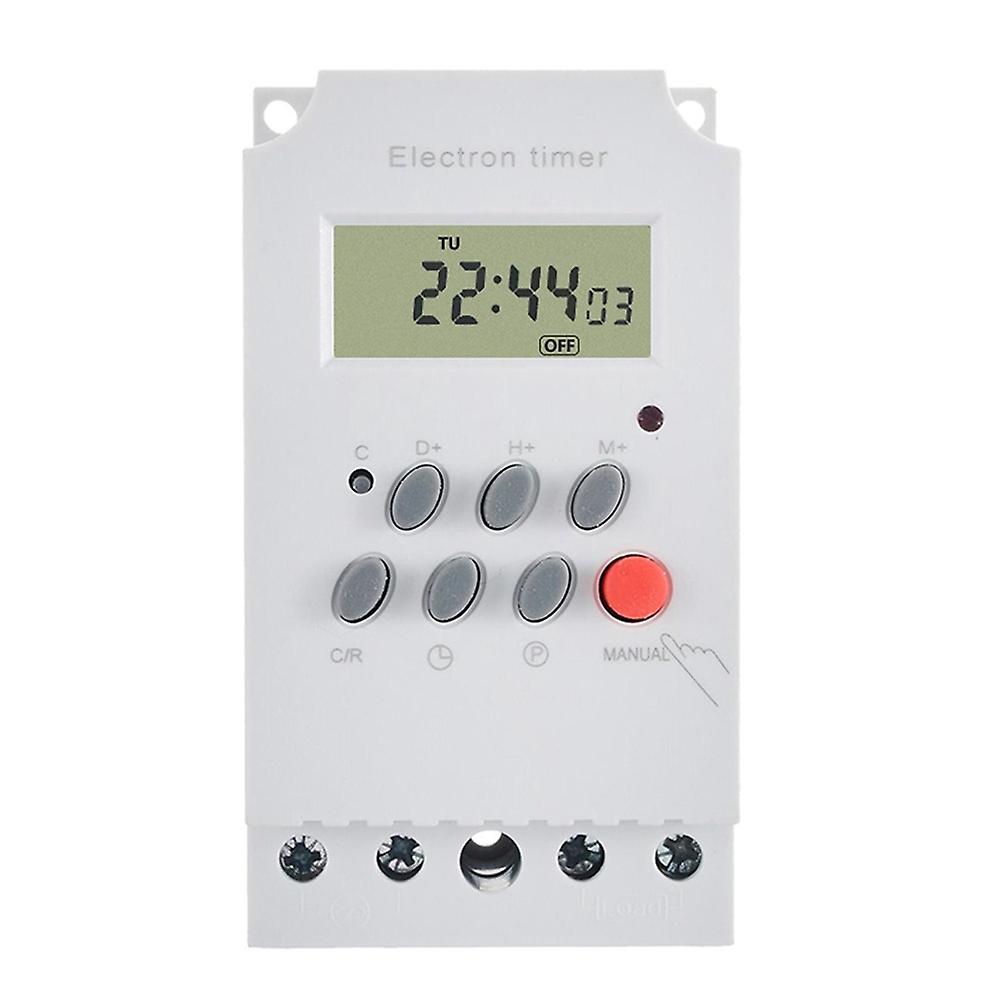 KG316T-II AC/DC Timer 220V Digital Programmable Electronic Timer Switch Fence
