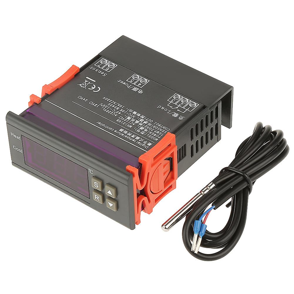 1pc 220V Digital High Precision Temperature Controller Thermostat Alarm with Sensor