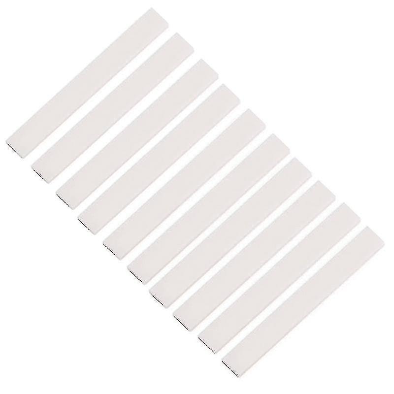 New 10pcs Bone Guitar String Bridge Saddle Blanks Compatible With Classical Guitar