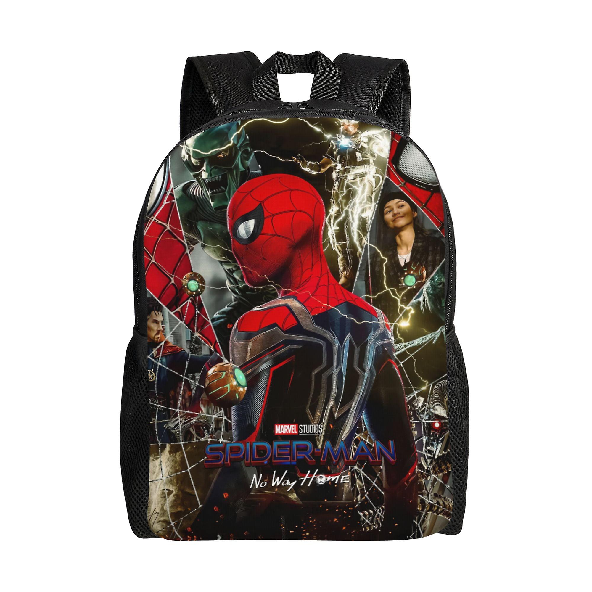 Spider Man Backpack, Adult Kids Simple Lightweight Casual Backpack for Children Student, Travel Backpack Laptop Backpack for College Work Camping