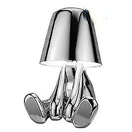 Bedside touch desk lamp, Thinker desk lamp rechargeable USB