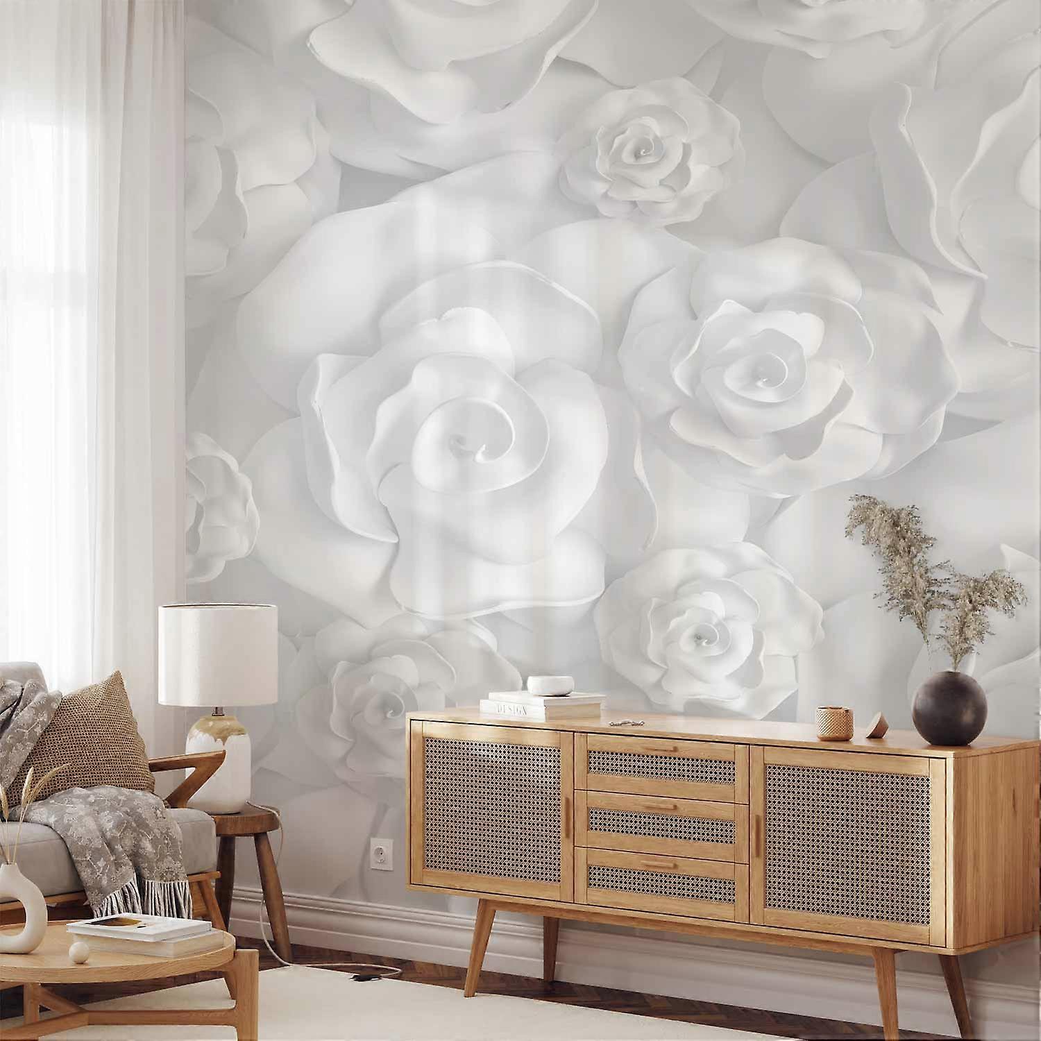 Fototapete - Gipsblumen