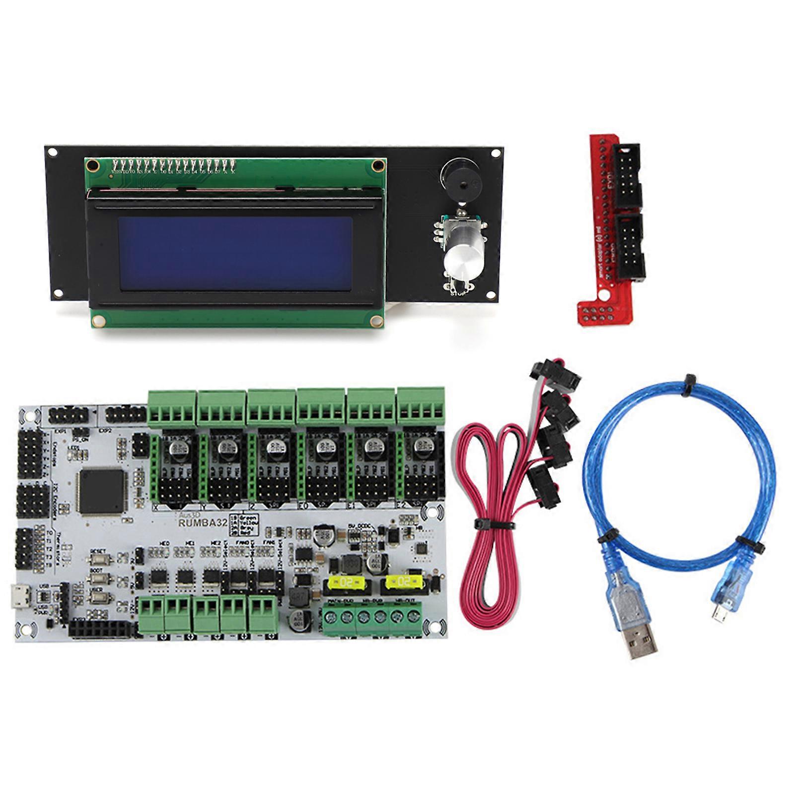 RUMBA32 Scheda di controllo principale Display a cristalli liquidi LCD 2004LCD Versione fai-da-te aggiornata per stampante 3D