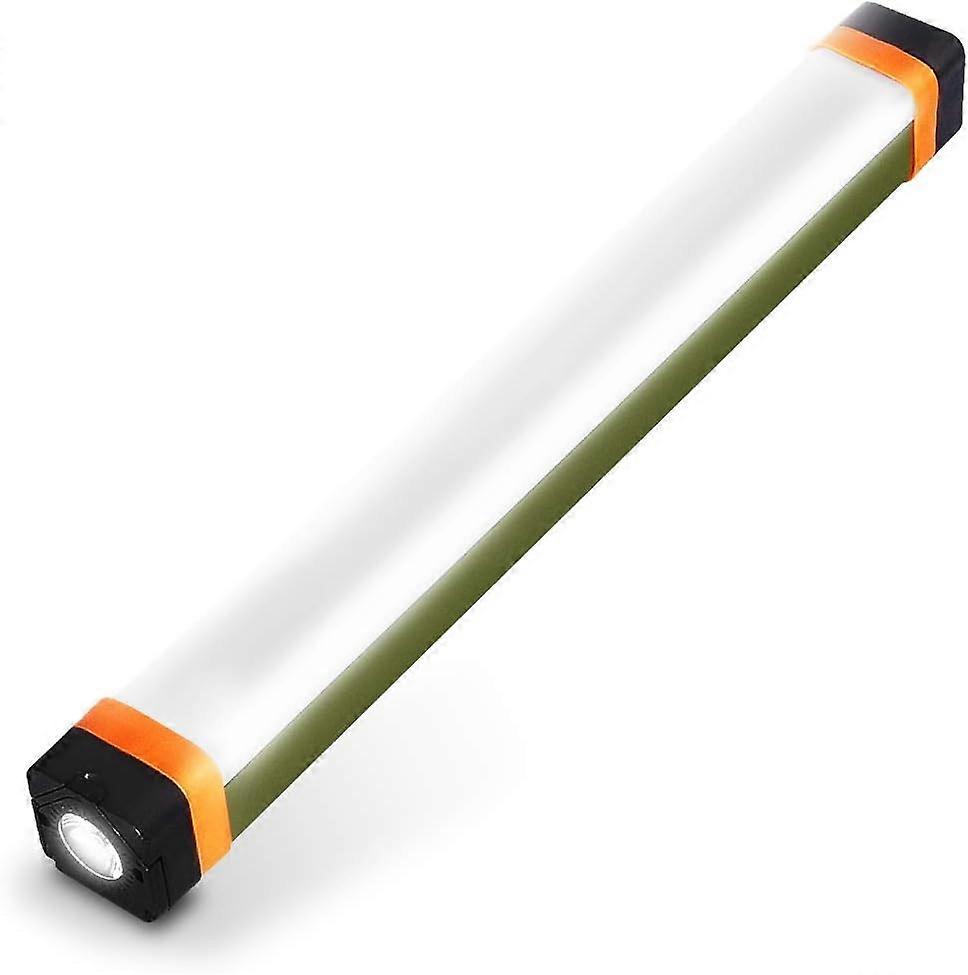 Magnetic tent light bar, rechargeable magnetic light, 4 modes 400 lumens, USB rechargeable camping light with 1200 mAh external battery, emergency lig