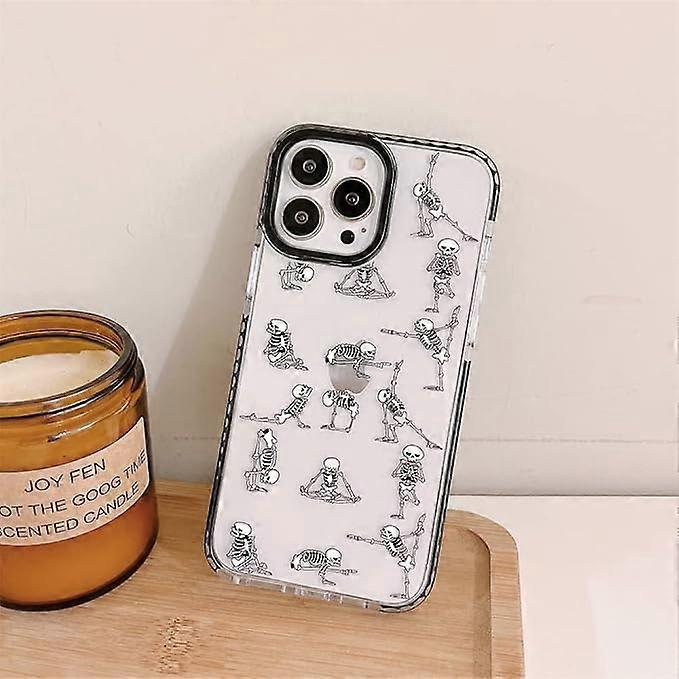 casetify yoga casetify skeleton case