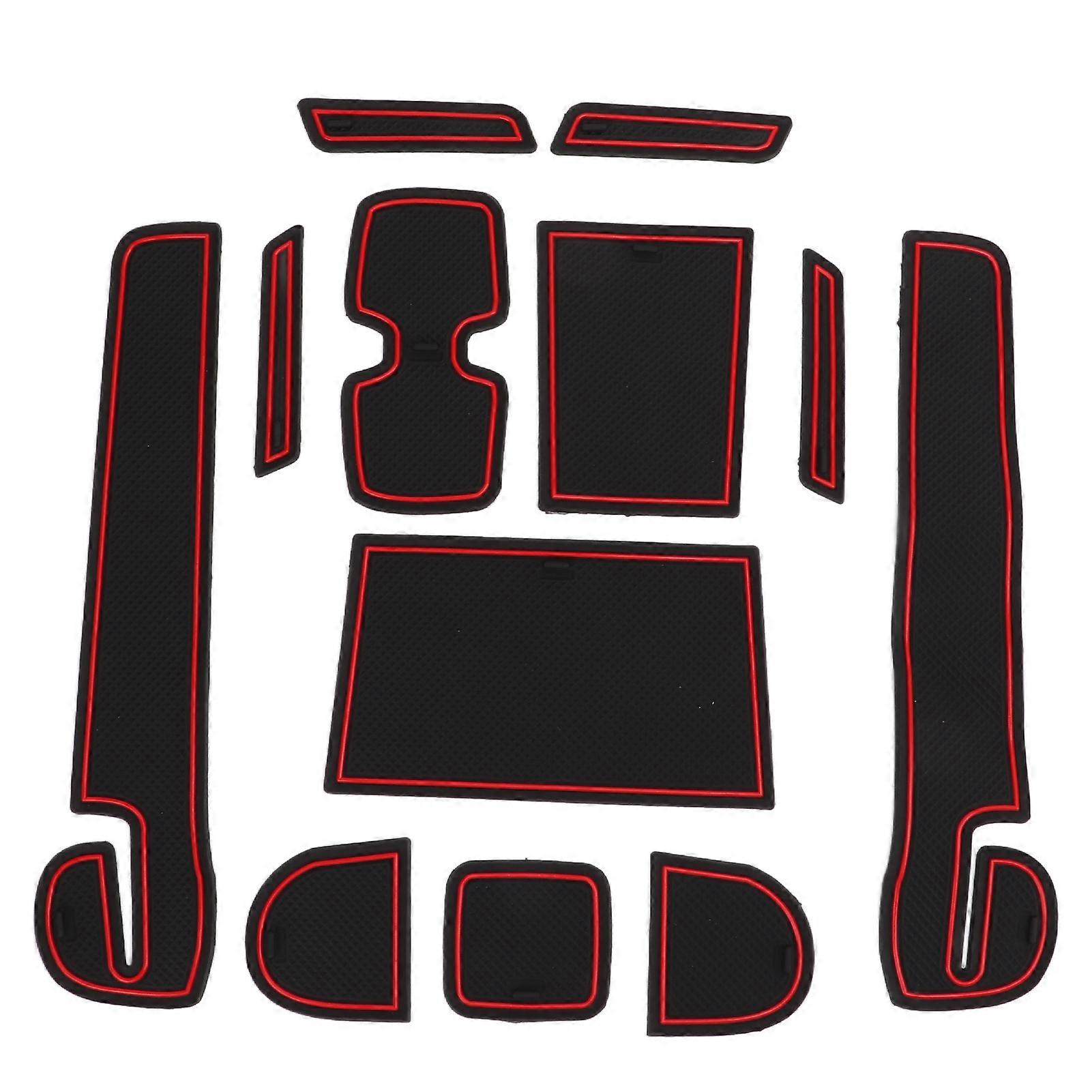 12PCS Central Console Liner Mats Set Odorless Flexible Replacement for Suzuki Swift 2018?2020