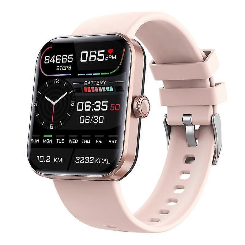 1.91-inch smart watch with body temperature, heart rate, blood oxygen information reminder, pedomete