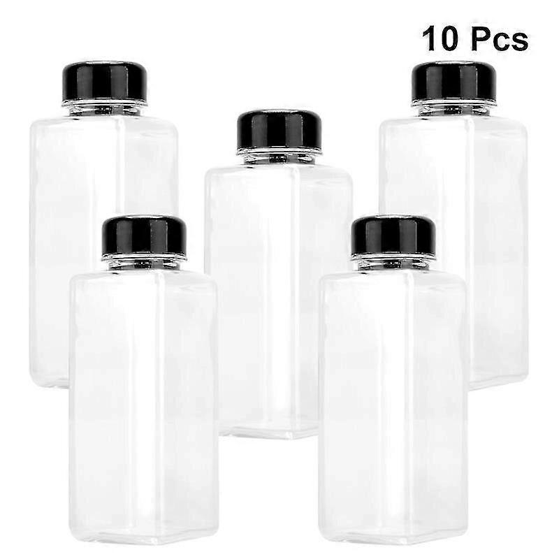 1015pcs Empty Storage Bottles Bulk Beverage Containers Plastic Beverage Drink Juice Bottles With Lids For Smoothie Drinking