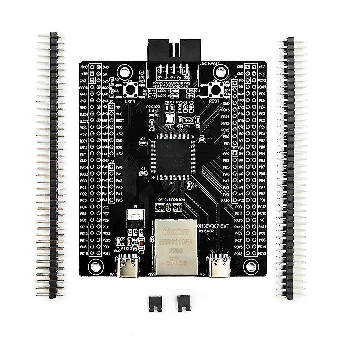 Ch32v307 Utvärderingskort Risc-v Mikroskop Inbyggt Wch-länk Ch32v307vct6 Ch32v307v-evt-r1 Wch