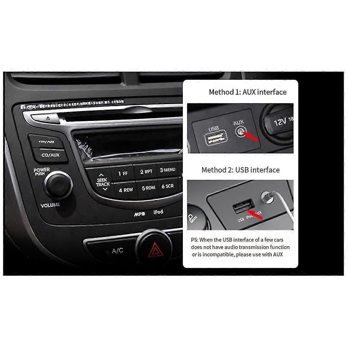 Bluetooth Audio Receiver Aux Audio Wireless Monitor Headset for BT850 Car Multi-Function Bluetooth Transmitter