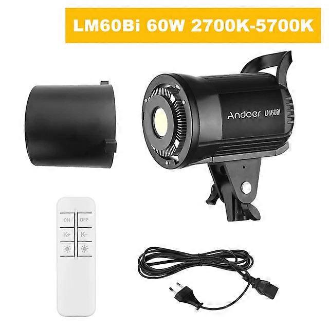 Andoer 135w/60w Bi-color Portable Led Studio Video Dimmable Bowens Mount Continuous Light For Product Portrait Photography