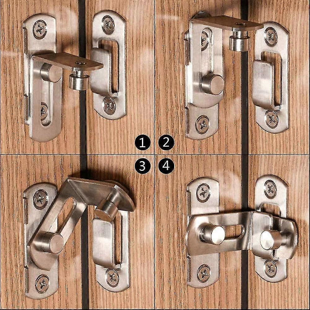 2 kis 90 fokos derékszögű ajtó retesz csatok ívelt retesz csavarok Csúszó retesz kar csavarok ajtókhoz és ablakokhoz