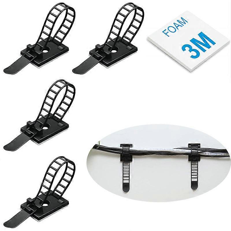 Cord Ties Cable Clip Desk Wire Management Organizer