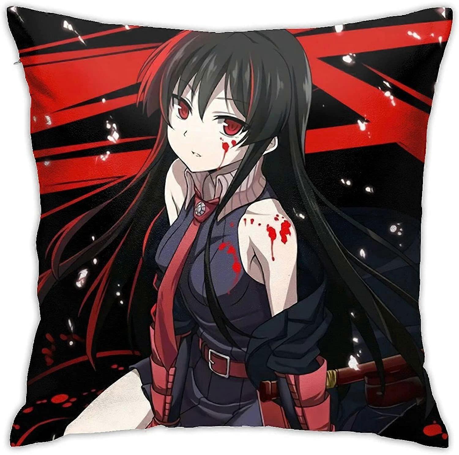 Akame Ga Kill Anime Pillow Double-Sided Stylish Printing Throw