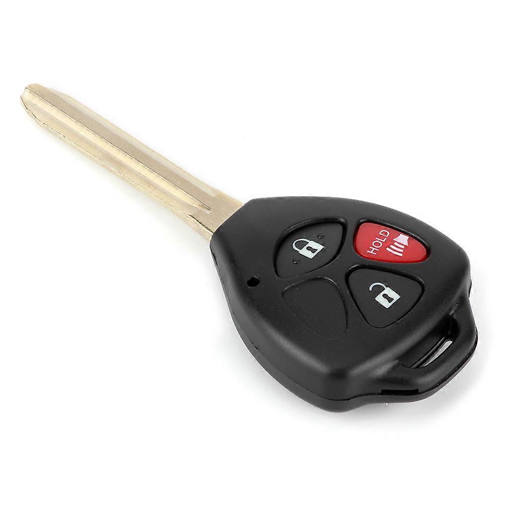 Car Key Shell Fob Case Replacement Accessory Fit for Toyota RAV4 3 Buttons