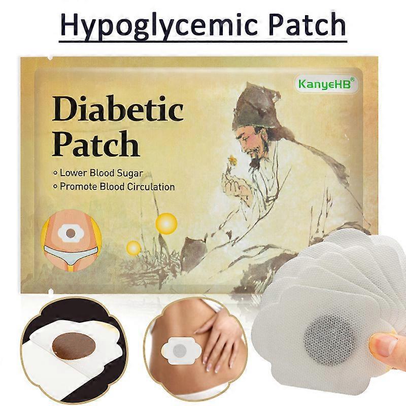6PCS Diabetes Plåster Stabiliserar Blodsockernivån Balans Blodsocker Plåster