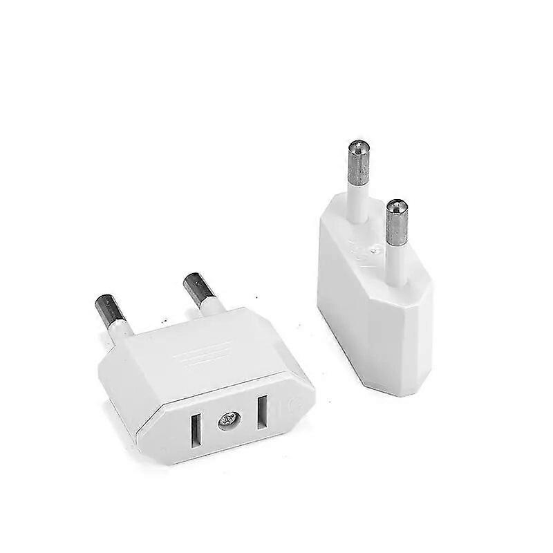 1-100pcs EU Travel Power Adapter American China US To EU Euro European Type C Plug electric Adapter AC Electrical Socket Outlet