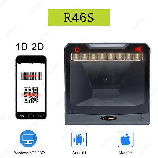 Barcode Scanner Wireless or Wired 1D 2D Bluetooth Handheld Barcode Reader USB Scanner 2d QR Code Reader PDF417 Desktop Scanner