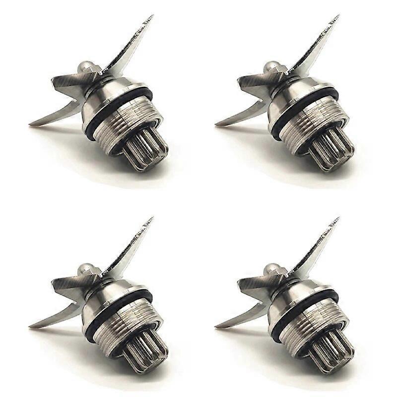 4X בלנדר להב נירוסטה 4-עלה להב רטוב מכלול חלקי חילוף מתאים קרח ויטמיקס