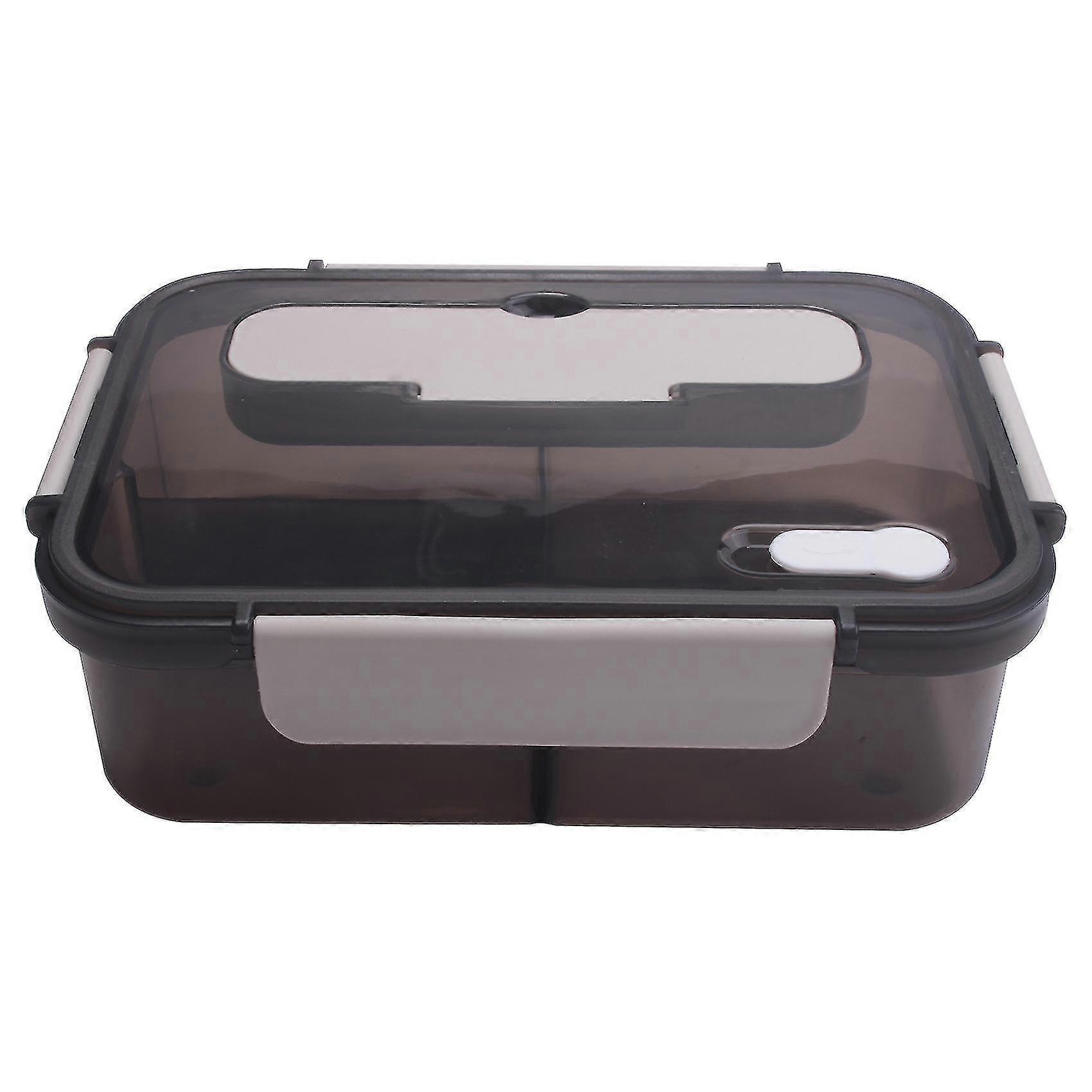 Lunch Box, 1500ml Bento Box, Food Container With 3 Compartments And Cutlery Set,microwave And Meal