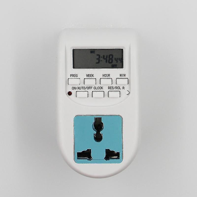 Digital Energy Saving Timer Programmable Electronic Timer Plug Eu Display Starlight