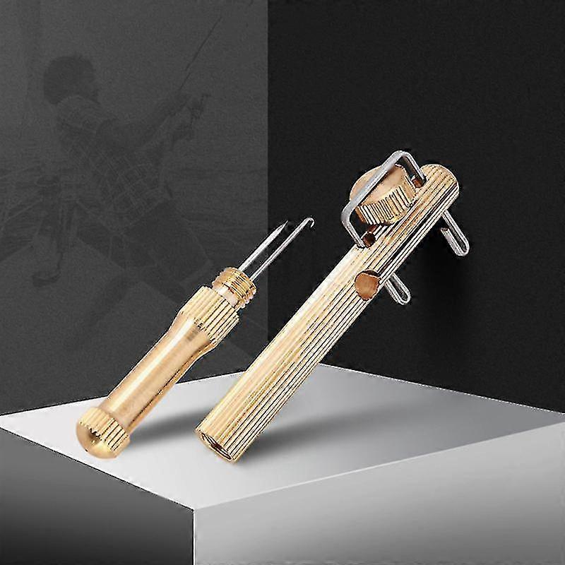 Copper Hand-perated Portable Fishing Line String Knotter Fishing Hook Fishing Tool