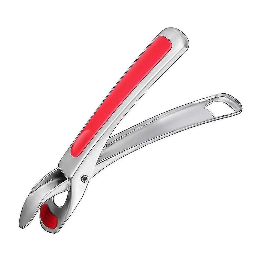Yaju Take Bowl Stainless Steel Clip Multifunction Anti-scalding Bowl Clip Device (1 Piece, Red)